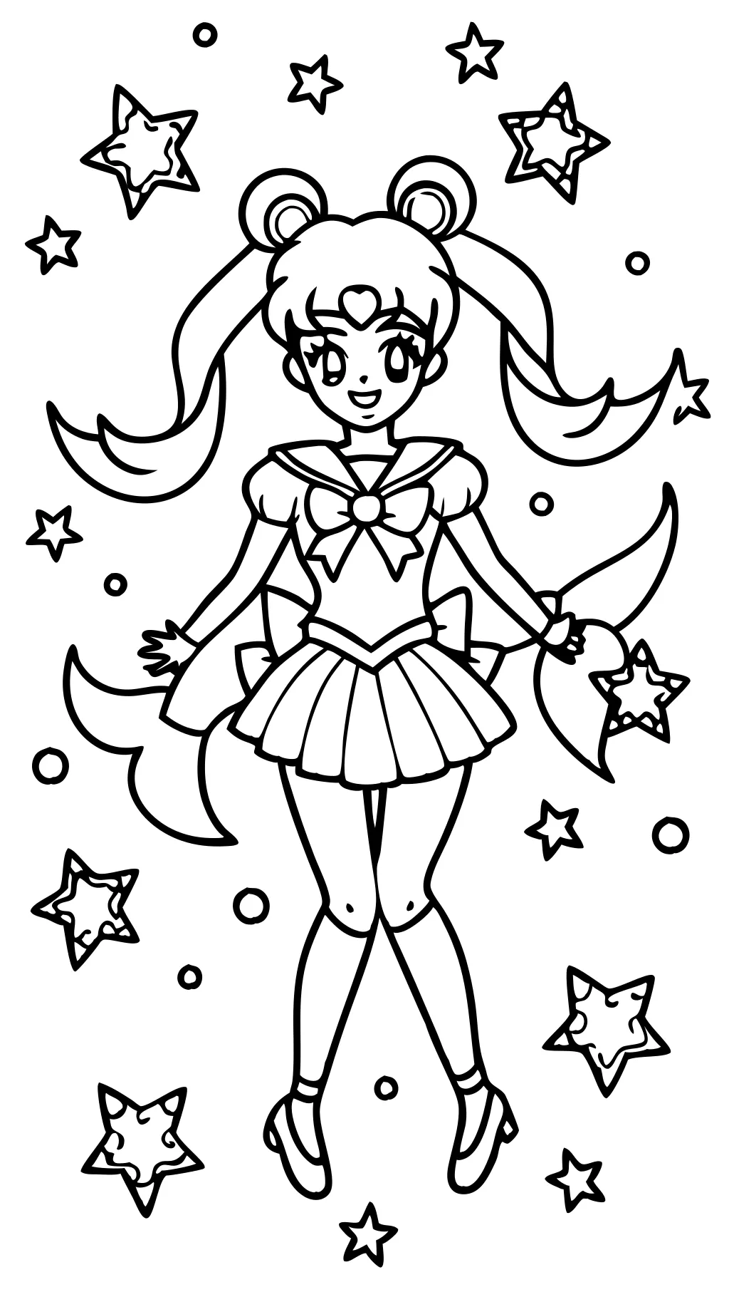 sailor moon printable coloring pages